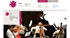 Desktop Screenshot of musicinthevineyards.org